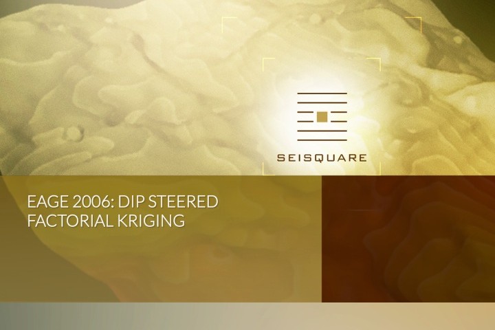 Eage 2006: Dip Steered Factorial Kriging